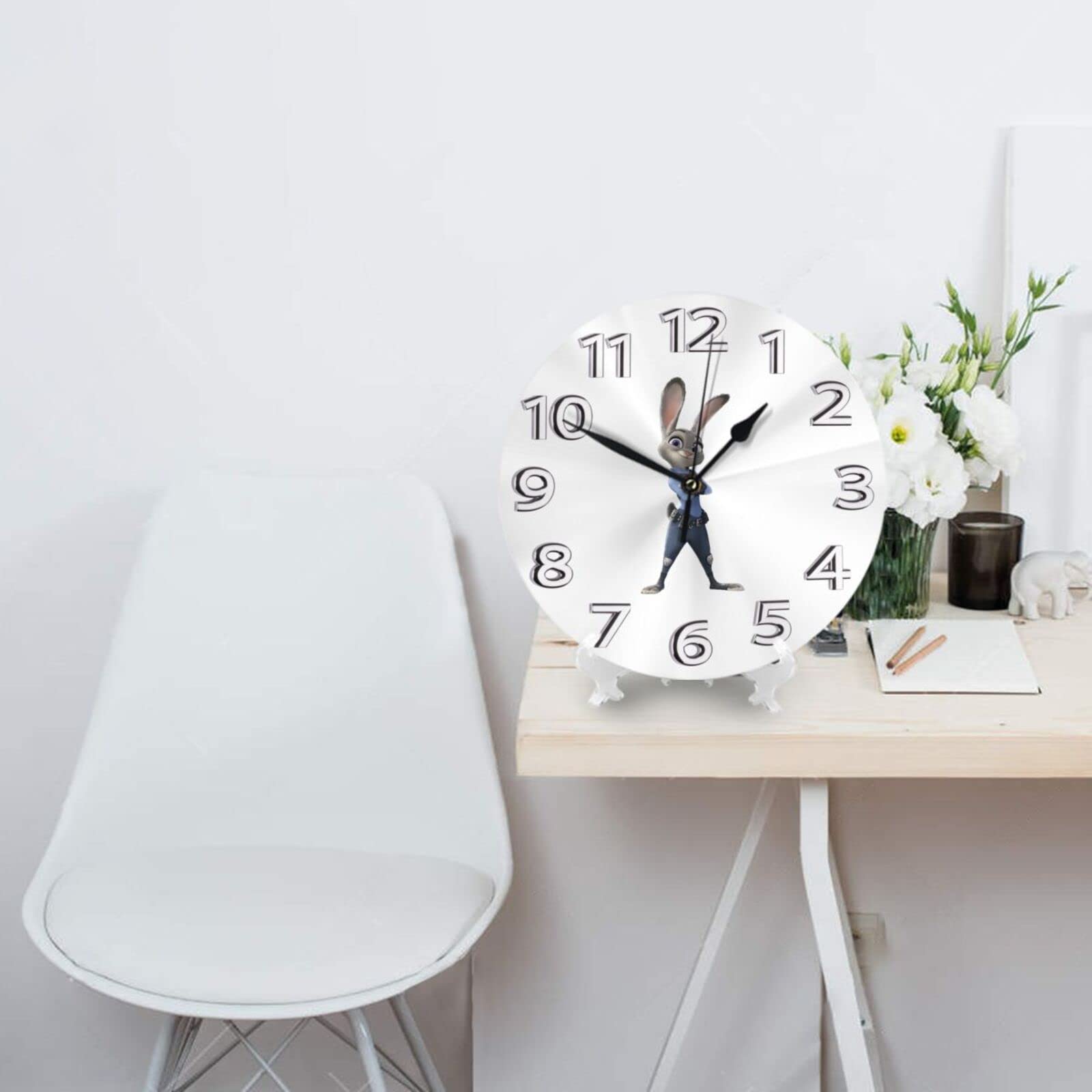 Amazon.co.jp: 掛け時計 ズートピア 壁掛け時計 ウォールクロック 電池